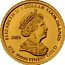 Cook Islands 1 Dollar (Elizabeth II Hadrian VI) ELIZABETH II 1 DOLLAR COOK ISLANDS 2005 1/2 G .99999 FINEST GOLD coin obverse