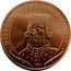 Cook Islands 1 Dollar Elizabeth II Henry II 2008  BU HISTORY OF THE ROYAL FAMILY KING HENRY II coin reverse