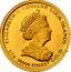 Cook Islands 1 Dollar Elizabeth II John Paul II. Santo Subito 2007  Proof ELIZABETH II 1 DOLLAR COOK ISLANDS 1/2 G .99999 FINEST GOLD coin obverse