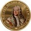 Cook Islands 1 Dollar Elizabeth II King George II 2010  HISTORY OF THE ROYAL FAMILY KING GEORGE II coin reverse