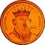 Cook Islands 1 Dollar Elizabeth II King Henry I 2009  Proof HISTORY OF THE ROYAL FAMILY - HENRY I 2009 coin reverse