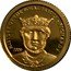 Cook Islands 1 Dollar Elizabeth II King Richard I 2009  HISTORY OF THE ROYAL FAMILY - RICHARD I 2009 coin reverse
