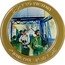 Cook Islands 1 Dollar (Elizabeth II Pegasus Bridge) D-DAY TO VICTORY 6TH JUNE 1944-8TH MAY 1945 coin reverse