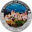 Cook Islands 1 Dollar Elizabeth II Pena Palace 2009  Prooflike 7 WONDERS OF PORTUGAL 7 PALÁCIO DA PENA 2009 coin reverse