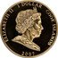 Cook Islands 1 Dollar (Elizabeth II Princess Diana in Brazil) ELIZABETH II 1 DOLLAR COOK ISLANDS 2007 coin obverse