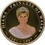 Cook Islands 1 Dollar (Elizabeth II Princess Diana in Brazil) DIANA PRINCESS OF WALES 1961 1997 coin reverse
