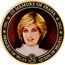 Cook Islands 1 Dollar (Elizabeth II Princess Diana of Wales. 7) 1961 IN MEMORY OF DIANA 2011 PRINCESS OF WALES 50 QUEEN OF HEARTS coin reverse
