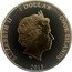 Cook Islands 1 Dollar (Elizabeth II Queen Elizabeth II) ELIZABETH II 1 DOLLAR COOK ISLANDS IRB 2013 coin obverse
