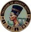 Cook Islands 1 Dollar (Elizabeth II Queen Nefertiti Statue) TREASURES OF ANCIENT EGYPT coin reverse