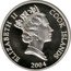 Cook Islands 1 Dollar Elizabeth II Ronald Reagan 2004  Proof ELIZABETH II COOK ISLANDS RDM 2004 coin obverse