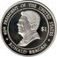 Cook Islands 1 Dollar Elizabeth II Ronald Reagan 2004  Proof 40TH PRESIDENT OF THE UNITED STATES $1 RONALD REAGAN coin reverse