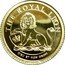 Cook Islands 1 Dollar Elizabeth II Royal Lion 2008  Proof THE ROYAL LION DIEU ET MON DROIT coin reverse