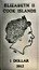 Cook Islands 1 Dollar (Elizabeth II Tangaroa) ELIZABETH II COOK ISLANDS IRB 1 DOLLAR 2012 coin obverse