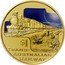 Cook Islands 1 Dollar Elizabeth II Trans-Australian Railway 2004 P Proof RV P $1 1OZ. 999 SILVER TRANS- AUSTRALIAN RAILWAY coin reverse