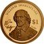 Cook Islands 1 Dollar (Elizabeth II William Shakespeare) WILLIAM SHAKESPEARE $1 AU585 coin reverse