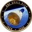 Cook Islands 1 Dollar Gemini 6 2009 ONE SMALL STEP 1969 2009 coin reverse