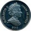 Cook Islands One Dollar Historic ships. Beagle 2003 Proof ELIZABETH II COOK ISLANDS 2003 coin obverse