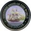 Cook Islands One Dollar Historic ships. Beagle 2003 Proof HISTORIC SHIPS OF THE WORLD ONE DOLLAR coin reverse