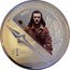New Zealand 1 Dollar (Men. Bard the Bowman) $1 MEN MIDDLE-EARTH NEW ZEALAND ©WBEI coin reverse