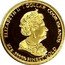 Cook Islands 1 Dollar (Pope Benedict XVI In Poland) ELIZABETH II 1 DOLLAR COOK ISLANDS 1/2 G .99999 FINEST GOLD coin obverse
