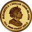Cook Islands 1 Dollar (Pope Benedict XVI. In Valencia) ELIZABETH II 1 DOLLAR COOK ISLANDS 1/2 G .99999 FINEST GOLD coin obverse