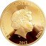 Cook Islands 1 Dollar Prince William and Catherine Middleton. Elizabeth II 2012  Prooflike ELIZABETH II 1 DOLLAR COOK ISLANDS IRB 2012 coin obverse