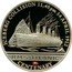 Cook Islands 1 Dollar (RMS Titanic Centenary. Collision with an iceberg.) ICEBERG COLLISION 11,40 PM 14 APRIL 1912 RMC TITANIC CENTENARY coin reverse