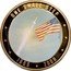 Cook Islands 1 Dollar (Rocket and flag) ONE SMALL STEP 1969 2009 coin reverse