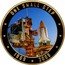 Cook Islands 1 Dollar (Space Shuttle Space Transportation System) ONE SMALL STEP 1969 2009 coin reverse