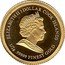 Cook Islands 1 Dollar (World Day of Peace) ELIZABETH II 1 DOLLAR COOK ISLANDS 1/2G .99999 FINEST GOLD coin obverse