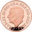 UK 1 Penny (Hibernating Hazel Dormouse) CHARLES III DEI GRA REX FID DEF MJ 2024 coin obverse