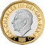 UK 1 Pound (Bees) CHARLES III DEI GRA REX F D MJ 2024 £ 1 ONE POUND coin obverse
