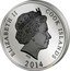Cook Islands 10 Dollars (China - National Stadium) ELIZABETH II COOK ISLANDS 2014 IRB coin obverse