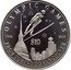 Cook Islands 10 Dollars Elizabeth II Vancouver Olympic Games 2008 2008  OLYMPIC GAMES 2006 2010 $10 FROM TORINO TO VANCOUVER coin reverse