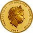Cook Islands 100 Dollars (Elizabeth II 80th Birthday of the Empress) ELIZABETH II 100 DOLLARS COOK ISLANDS IRB 2014 coin obverse