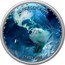 Niue 2 Dollars (Frozen Earth) 1 OZ FINE SILVER 9999 TERRA 2023 coin reverse