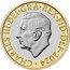 UK 2 Pounds (National Flowers) CHARLES III DEI GRA REX FID DEF MJ 2024 coin obverse