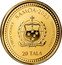Samoa 20 Tala (Jesus the Teacher. Sermon on the Mount) SAMOA 2023 FA'AVAE I LE ATUA SAMOA 1 TROY OUNCE 9999 FINE GOLD 20 TALA coin obverse