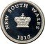 Cook Islands 25 Cents Elizabeth II 1813 Australian Dump 2005  Proof NEW SOUTH WALES 1813 coin reverse