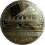 Cook Islands 25 Dollars 100th Anniversary of Sinking of the Titanic. Red Flag 2012 Proof ATLANTIC CROSSING FULL SPEED AHEAD CENTENARY RMS TITANIC coin reverse