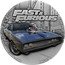 Niue 5 Dollars (1970 Dodge Charger R/T. Coloured) FAST & FURIOUS TM DODGE IS A REGISTERED OF FCA US LLC AND USED UNDER LICENSE BY THE COIN COMPANY PTY LTD. © UCS LLC. 2 OZ AG 999.9 coin reverse