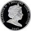 Cook Islands 5 Dollars Diamond Wedding Anniversary. Elizabeth II 2007  Proof ELIZABETH II 5 DOLLARS COOK ISLANDS 2007 coin obverse