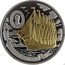 Cook Islands 5 Dollars Elizabeth II Lawson. Gilded ND (2008)  Proof THOMAS W. LAWSON THOMAS W. LAWSON coin reverse