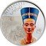 Cook Islands 5 Dollars Elizabeth II Nefertiti 2013  Proof NEFERTITI نفرتيتي HISTORY OF EGYPT 2013 coin reverse