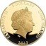 Cook Islands 5 Dollars (Elizabeth II Prince George) ELIZABETH II 5 DOLLARS COOK ISLANDS IRB 2013 coin obverse