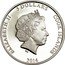 Cook Islands 5 Dollars Elizabeth II Wolf and Caribou 2014  Prooflike ELIZABETH II 5 DOLLARS COOK ISLANDS IRB 2014 coin obverse