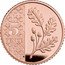 UK 5 Pence (Oak Branch) 5 PENCE coin reverse