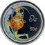 Cook Islands 50 Cents Elizabeth II Leo 2003  Proof LEO 50 C coin reverse