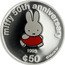Cook Islands 50 Cents (Elizabeth II Miffy 1995) MIFFY 50TH ANNIVERSARY 1995 ¢50 © MERCIS BV coin reverse