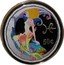 Cook Islands 50 Cents (Pisces) PISCES 50 C coin reverse